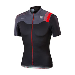 SPORTFUL jersey de manga corta - BODYFIT PRO TEAM - negro/gris