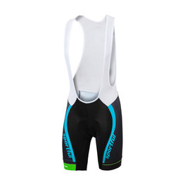 SPORTFUL pantalones cortos de tirantes - SC TEAM - azul claro/negro