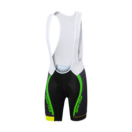 SPORTFUL pantalones cortos de tirantes - SC TEAM - verde/negro