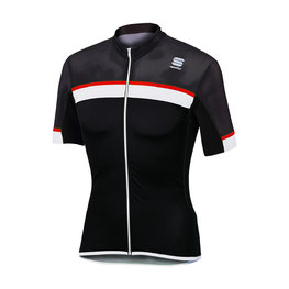 SPORTFUL jersey de manga corta - PISTA - rojo/negro/blanco