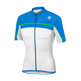 SPORTFUL jersey de manga corta - PISTA - azul claro/blanco