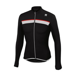 SPORTFUL maillot de verano de manga larga - PISTA SUMMER - rojo/negro/blanco