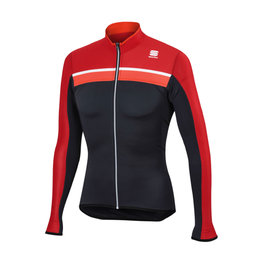 SPORTFUL maillot de verano de manga larga - PISTA SUMMER - rojo/gris
