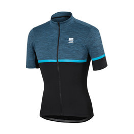 SPORTFUL jersey de manga corta - GIARA - negro/azul/gris