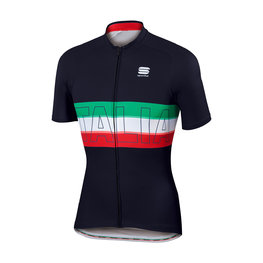 SPORTFUL jersey de manga corta - ITALIA - negro
