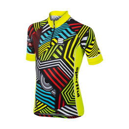 SPORTFUL jersey de manga corta - MGF 2016 KIDS - amarillo/multicolor