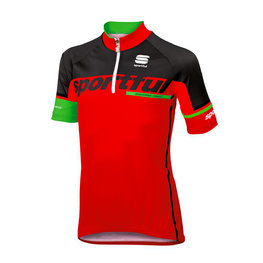 SPORTFUL jersey de manga corta - SC TEAM KIDS - negro/rojo