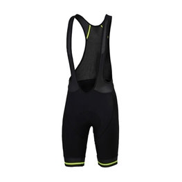 SPORTFUL pantalones cortos de tirantes - CLASSIC RACE - negro/amarillo