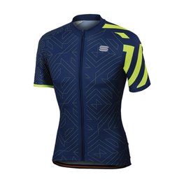 SPORTFUL jersey de manga corta - PRISM - azul/amarillo
