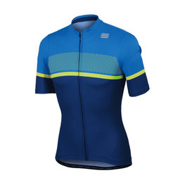 SPORTFUL jersey de manga corta - FREQUENCE - azul/amarillo