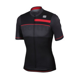 SPORTFUL jersey de manga corta - SQUADRA CORSE - rojo/gris/negro