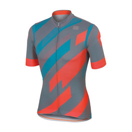 SPORTFUL jersey de manga corta - VOLT - azul/rosa/gris