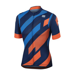 SPORTFUL jersey de manga corta - VOLT - naranja/azul