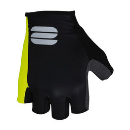 SPORTFUL guantes de dedos cortos - BODYFIT PRO - negro/amarillo