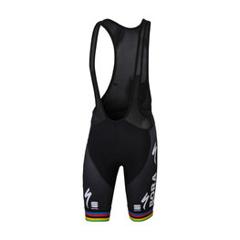 SPORTFUL pantalones cortos de tirantes - BORA HANSGROHE 2018 - negro