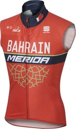 SPORTFUL chaleco - BAHRAIN MERIDA 2017 - negro/rojo