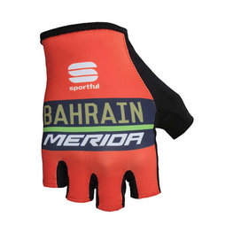 SPORTFUL guantes de dedos cortos - BAHRAIN MERIDA 2018 - rojo/negro/azul