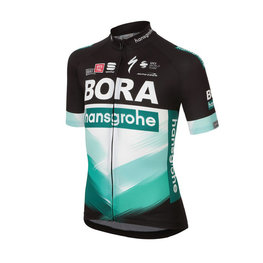 SPORTFUL jersey de manga corta - BORA 2020 KIDS - verde/negro