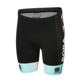 SPORTFUL pantalones cortos sin tirantes - BORA 2020 KIDS - negro/verde