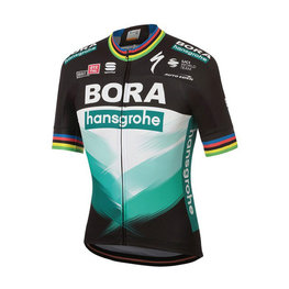 SPORTFUL jersey de manga corta - BORA HANSGROHE 2020 - negro/verde/multicolor