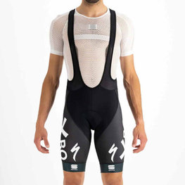 SPORTFUL pantalones cortos de tirantes - BORA HANSGROHE 2021 - negro