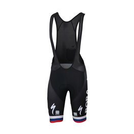 SPORTFUL pantalones cortos de tirantes - BORA HANSGROHE 2019 - multicolor/negro