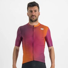 SPORTFUL jersey de manga corta - ROCKET - naranja/granate