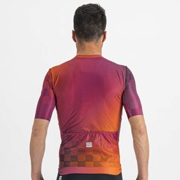 SPORTFUL jersey de manga corta - ROCKET - naranja/granate