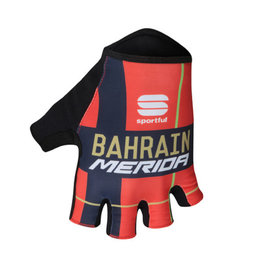 SPORTFUL guantes de dedos cortos - BAHRAIN MERIDA 2019 - rojo/azul
