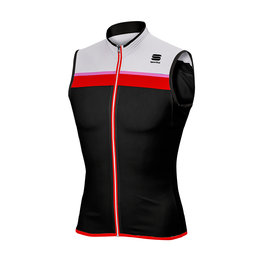 SPORTFUL maillot sin mangas - PISTA - negro/blanco/rojo