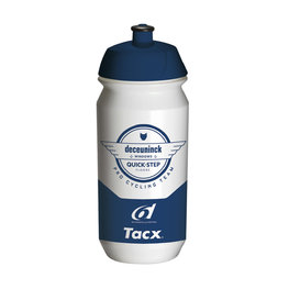 TACX botella de agua - DECEUNINCK-QUICKSTEP - azul/blanco