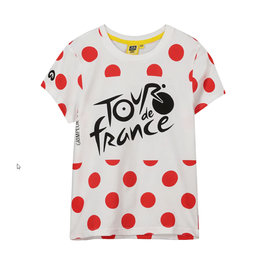TDF Camiseta de manga corta - TDF KIDS POIS '21 - blanco/rojo
