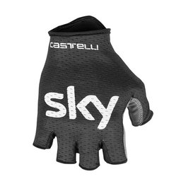 CASTELLI guantes de dedos cortos - TEAM SKY 2019 - azul/negro