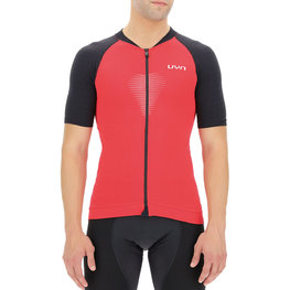 UYN jersey de manga corta - BIKING GRANFONDO - negro/rojo