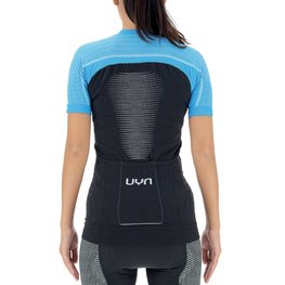 UYN jersey de manga corta - GRANFONDO LADY - azul/negro