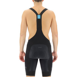 UYN pantalones cortos de tirantes - BIKING RIDEMILES - negro