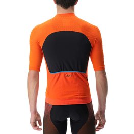 UYN jersey de manga corta - BIKING AIRWING - negro/naranja