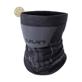 UYN calentador de cuello - FUSYON MERINO - negro/gris