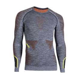 UYN camiseta de manga larga - AMBITYON - naranja/gris