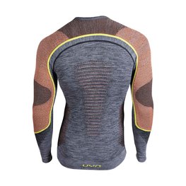 UYN camiseta de manga larga - AMBITYON - naranja/gris
