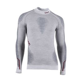 UYN camiseta de manga larga - AMBITYON - blanco/gris