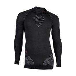 UYN camiseta de manga larga - FUSYON MERINO - gris/negro