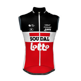 chaleco - LOTTO SOUDAL 2020 - rojo/negro/blanco