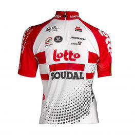 jersey de manga corta - LOTTO SOUDAL 19 KIDS - blanco/rojo