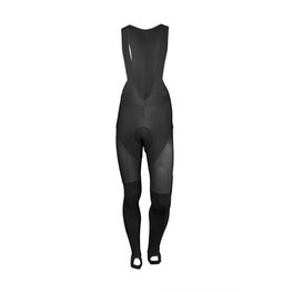 pantalones largos con tirantes - LOTTO SOUDAL 19 WNT - negro