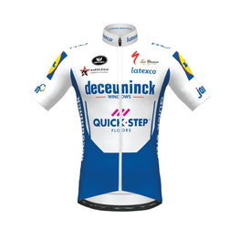 jersey de manga corta - QUICKSTEP 2020 - blanco/azul