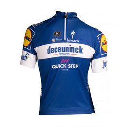 jersey de manga corta - QUICKSTEP 2019 KIDS - azul/blanco