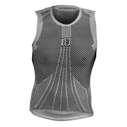 camiseta sin mangas - SEAMLESS MESH - blanco