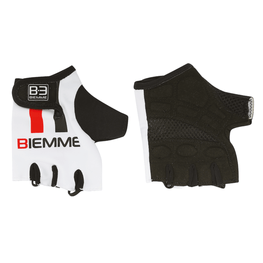 guantes de dedos cortos - STRAPS - rojo/blanco/negro