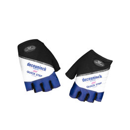 guantes de dedos cortos - QUICKSTEP 2020 - negro/blanco/azul